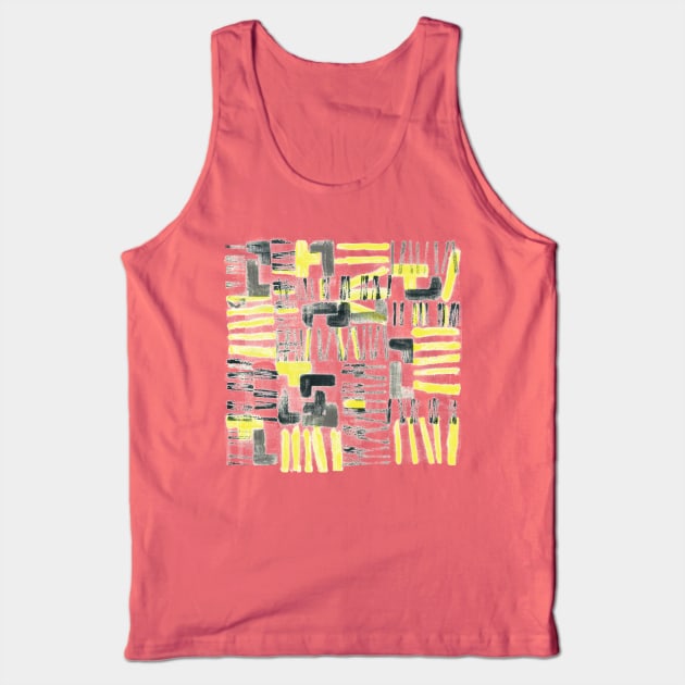 String puzzle Tank Top by alexalazarescu